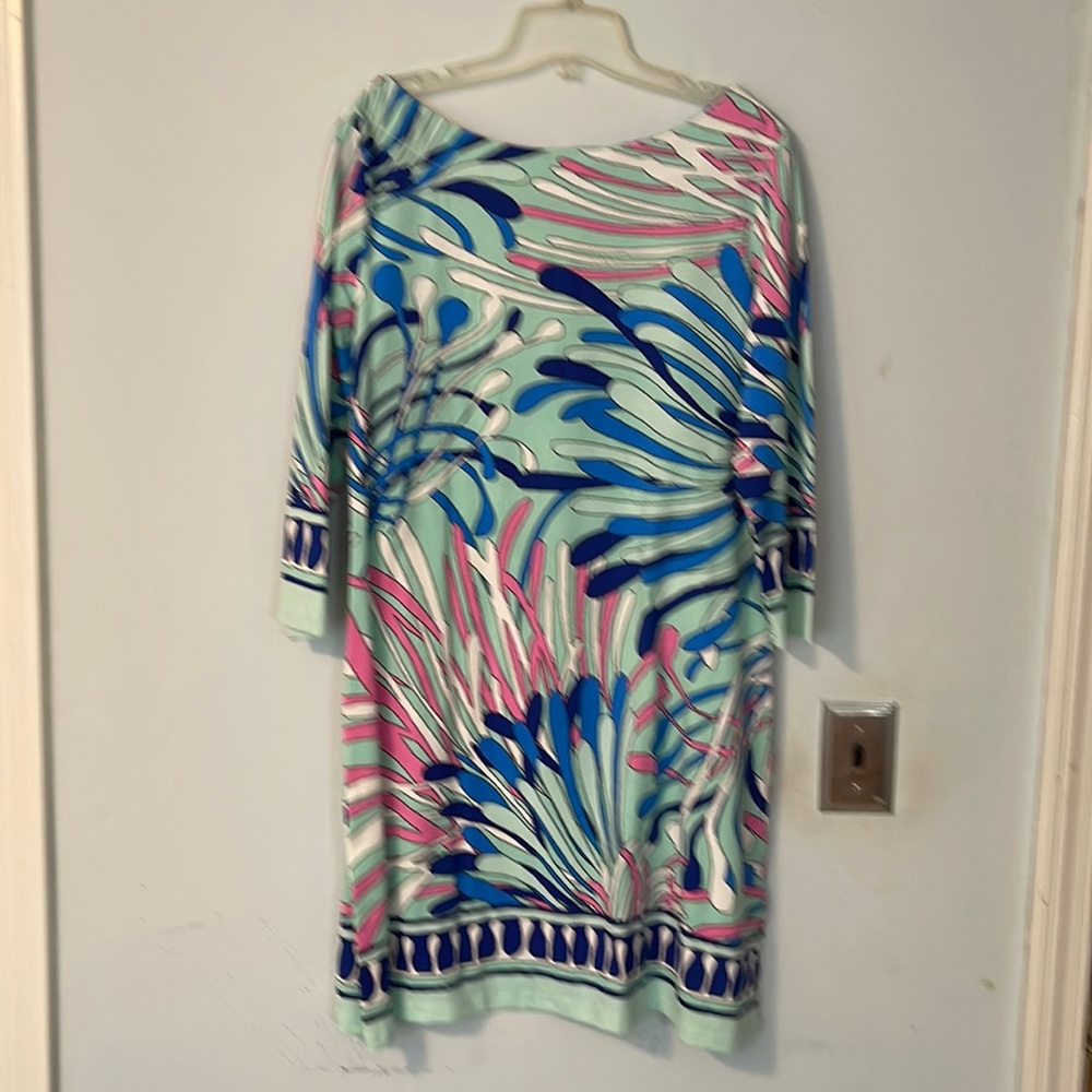 NWT Barbara Gerwit XL dress cotton/spandex boatneck